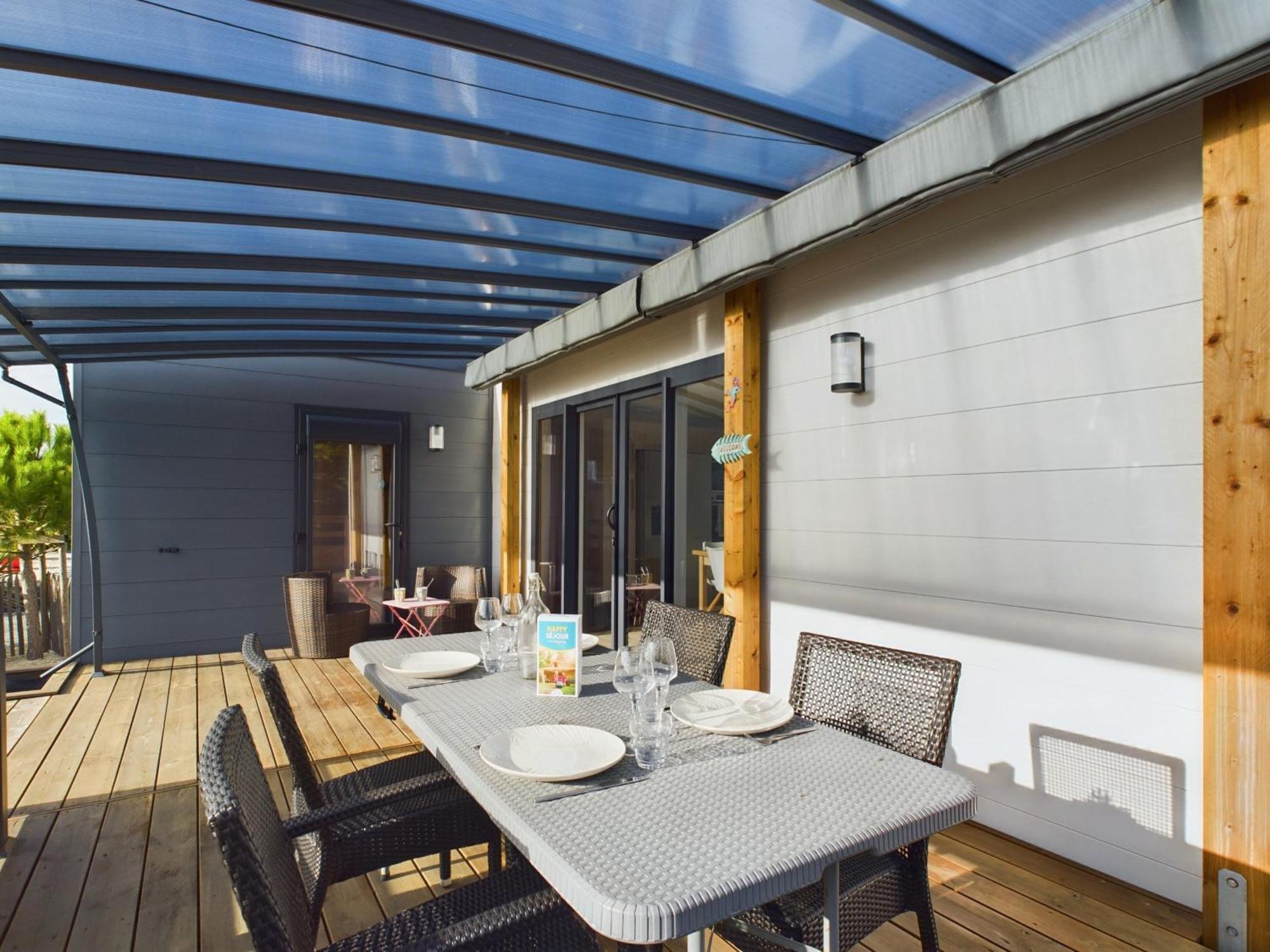 Beau Chalet Pour 4 Pers - Acces Piscine Chauffee Brétignolles-sur-Mer Exterior foto
